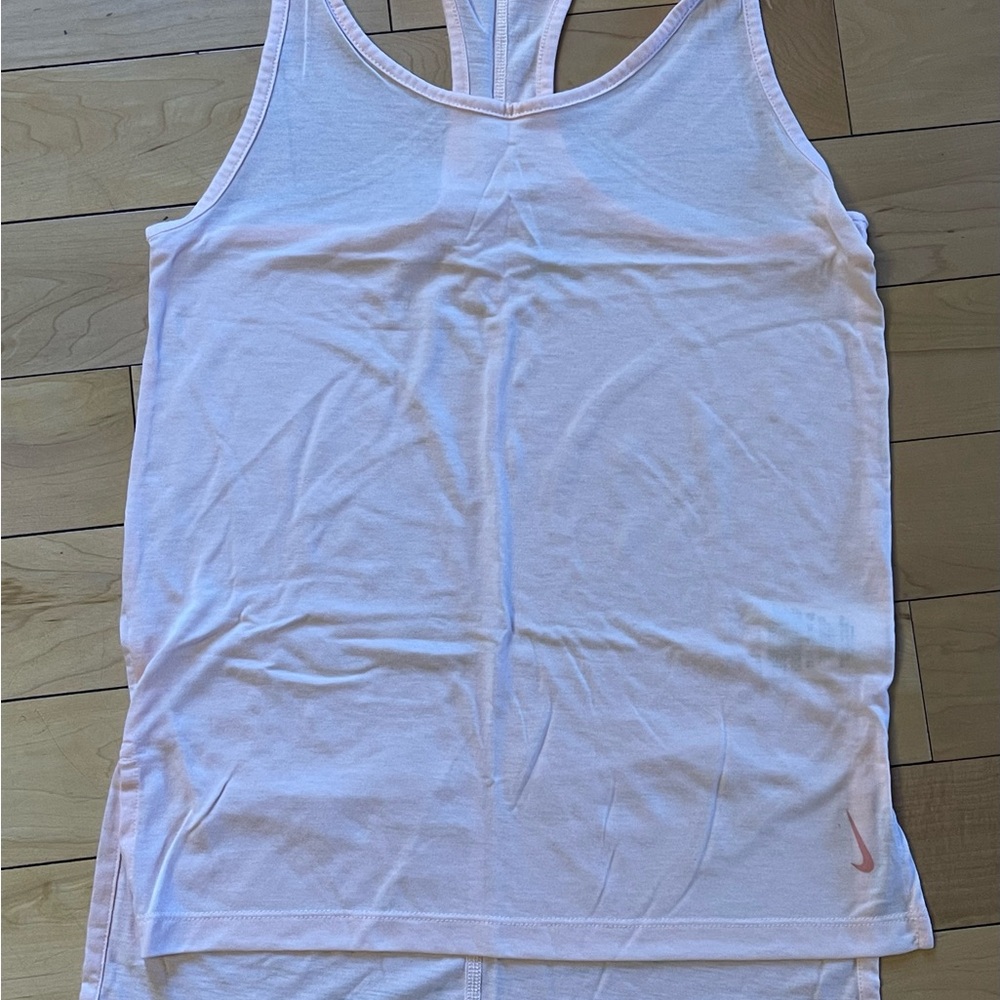 Nike Pink Performance Tank Top Breathable Design